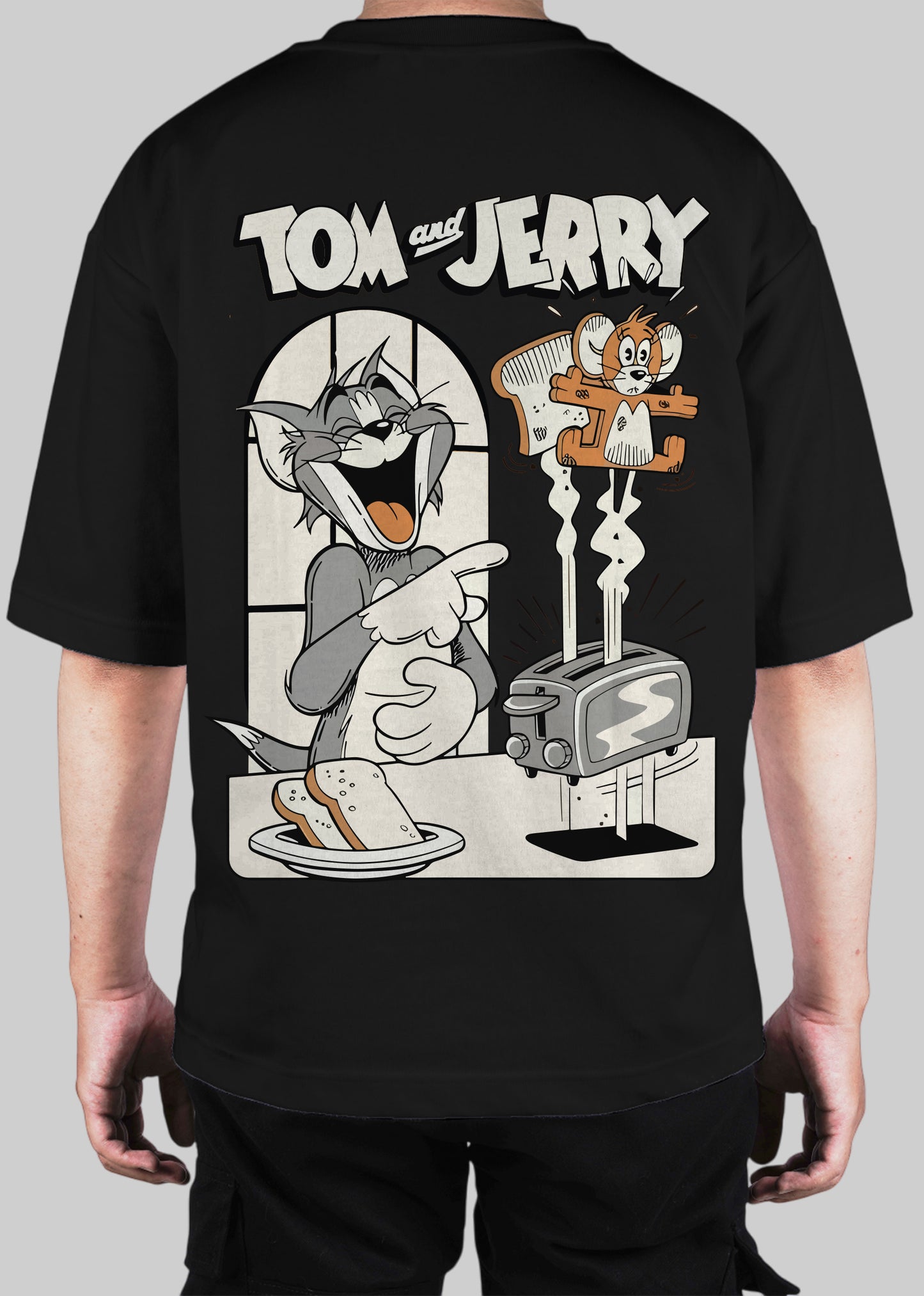 Tom And Jerry Oversized T-Shirt